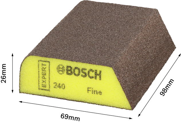 Bosch EXPERT Combi S470 finskumslipekloss 69x97x26mm.