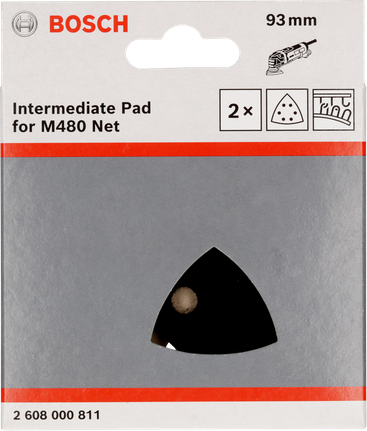 Bosch pad saver 93x93 mm 2x.