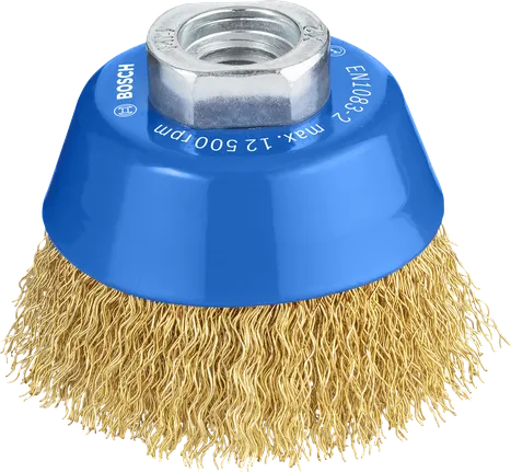 Bosch PRO Metal clean koppbørste 70 mm for vinkelslipere.