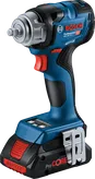 Bosch GDS 18V-320 C batteridrevet slagtrekker med belteklips i metall.
