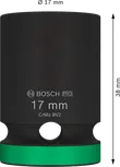 Bosch PRO slagpipe 1/2 tomme 17 mm for skiftenøkler.