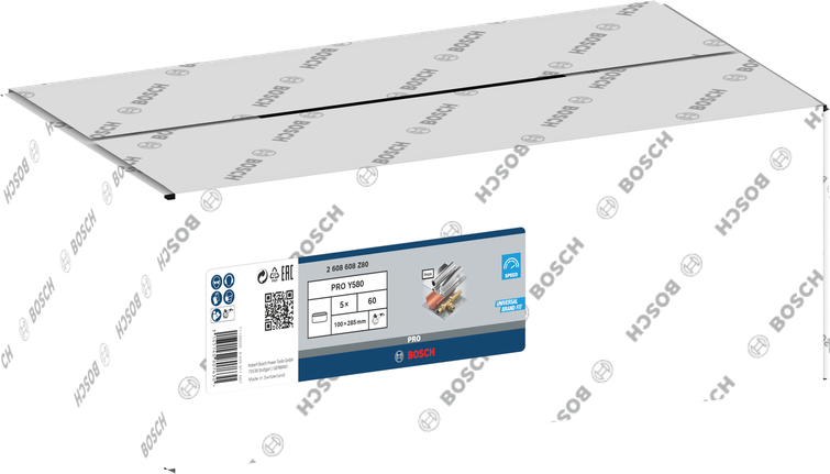Bosch PRO Y580 slipebånd G60 100x285mm 5-pakning.