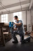 Bosch GBS 750 båndsliper brukes til sliping av treflater.
