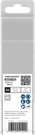 Bosch PRO S611DF rivningsblad 150 × 19 × 1,25 mm 25 stk.
