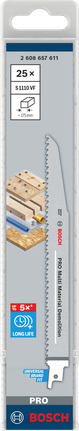 Bosch PRO Multi Material Demolition S1110VF bladpakke.
