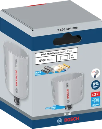 Bosch 68 mm PRO hullsag for flere materialer.