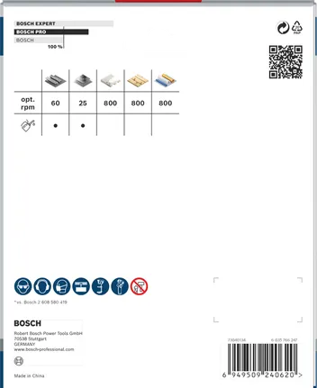 Bosch 140 mm PRO Multi Material PC Plus hullsag.