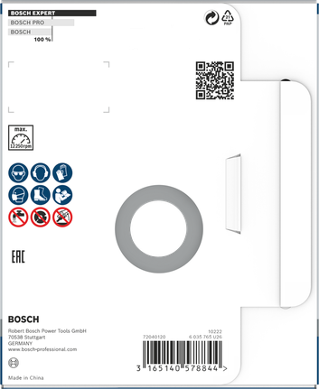 Bosch PRO slipehode 125 mm, 22,23 mm boring.