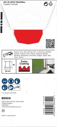 Bosch EXPERT MultiMax AIZ 32 APILT multiverktøyblad 32 mm 5-pakning.