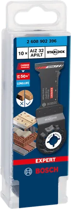 Bosch EXPERT MultiMax AIZ 32 APILT multiverktøyblader, 10-pakning.