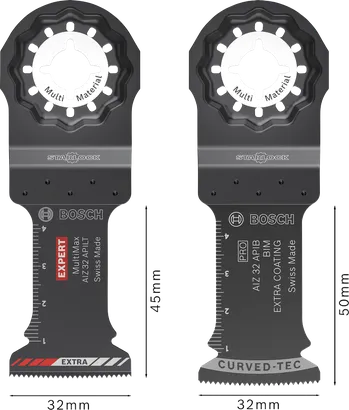 Bosch PRO AIZ 32 APIB Promo-sett sagblad for flere materialer.