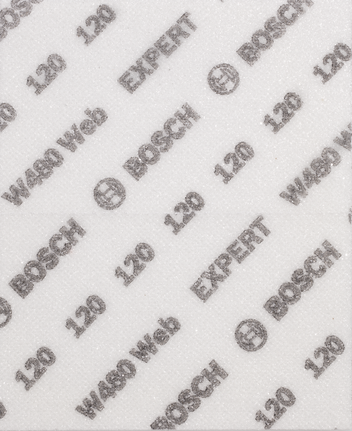 Bosch EXPERT W480 slipeblad G120, 115x140mm.