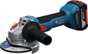 Bosch GWS 18V-8 batteridrevet vinkelsliper, 4Ah batteri.