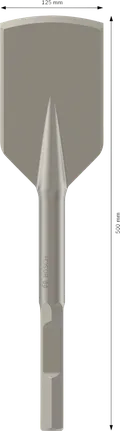 Bosch PRO HEX 28 asfaltkutter 125 mm skjærekant.