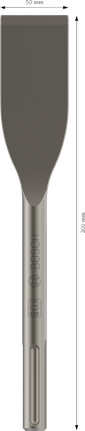 Bosch PRO SDS max-5C flisemeisel 50 x 300 mm.