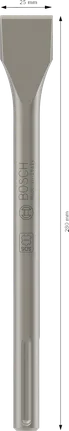 Bosch PRO SDS max-4C flatmeisel 25x280 mm.
