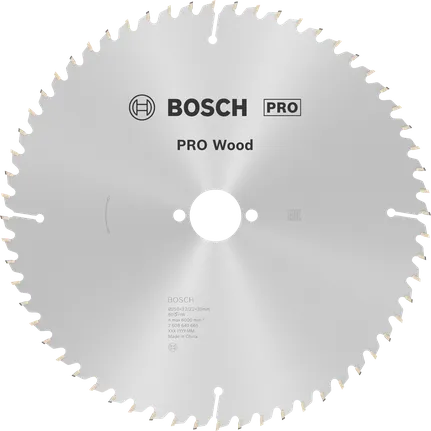 Bosch PRO Wood sirkelsagblad 250 mm T60.