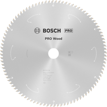 Bosch PRO Wood batteridrevet sirkelsagblad 305 mm T60.