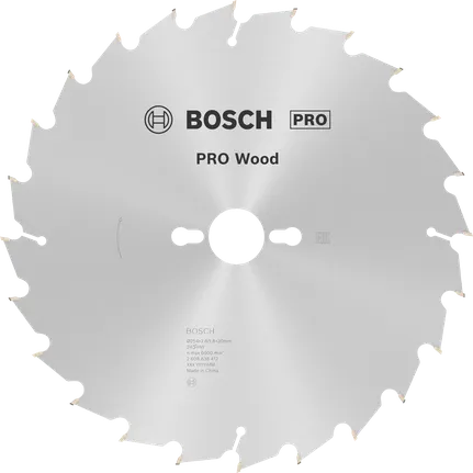 Bosch PRO sirkelsagblad for tre, 254 mm, T24.