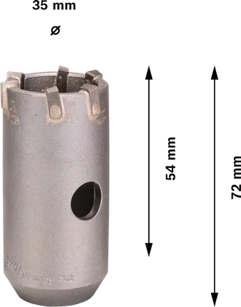 Bosch PRO SDS plus-5 kjernekutter, 35 mm diameter.