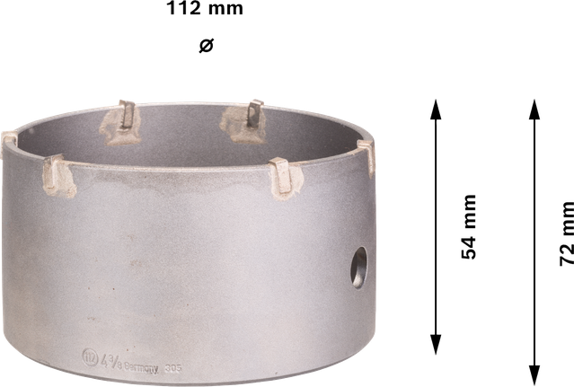 Bosch PRO SDS plus-5 kjernekutter 112 mm for murverk.