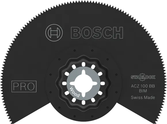 Bosch PRO ACZ 100 BB multiverktøyblad for tre, 100 mm diameter.
