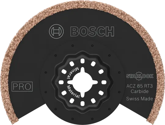 Bosch PRO ACZ 85 RT3 multiverktøy i hardmetallblad, 85 mm.