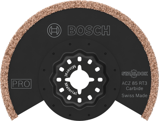 Bosch PRO ACZ 85 RT3 multiverktøy i hardmetallblad, 85 mm.