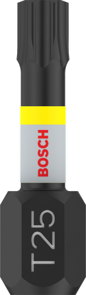 Bosch PRO Torx slagbits T25 25 mm for skrutrekking.