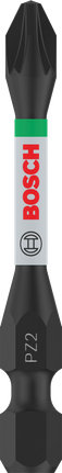 Bosch PRO Pozidriv slagbor PZ2 55 mm i ett stykke.