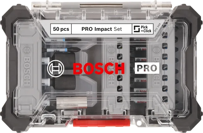 Bosch PRO Slagskrutrekkerbitsett 50 deler.