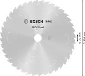 Bosch PRO Wood batteridrevet sirkelsagblad 305 mm T40.