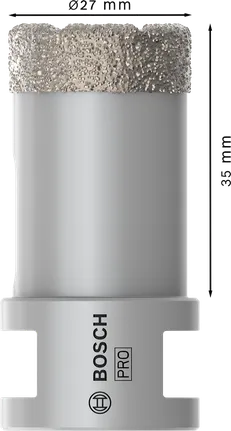 Bosch PRO keramisk tørrkjernekutter 27 mm diameter.