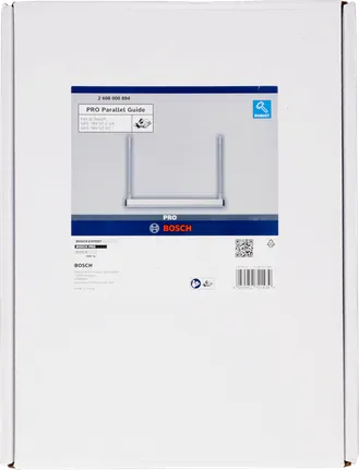 Bosch parallellføringstilbehørsemballasje.