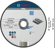 Bosch PRO metallbundet skjæreskive 180 x 3 x 22,23 mm.