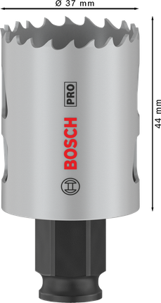 Bosch PRO Multi Material 37 mm hullsag, 44 mm lengde.