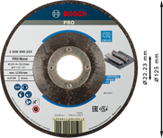 Bosch PRO metallbundet slipeskive 125 mm lang levetid.