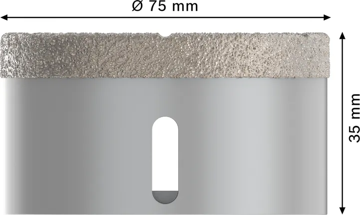 Bosch PRO keramisk tørr kjernekutter 75x35mm X-Lock.