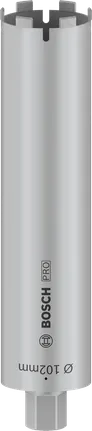 Bosch PRO kjernekutter tørr 102 mm med 1 1/4-tommers UNC-skaft.