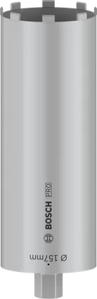 Bosch PRO kjernekutter tørr 157 mm med 1 1/4-tommers UNC-skaft.
