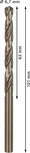 Bosch PRO HSS-Co spiralbor 6,7 mm for rustfritt stål.