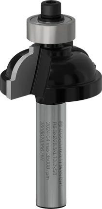 Bosch PRO-fres klassisk Cove R 6,3 skaft 8 mm.