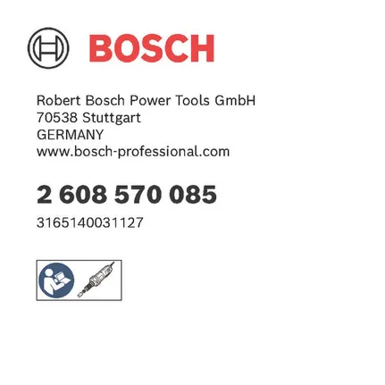 Etikett med delenummer.