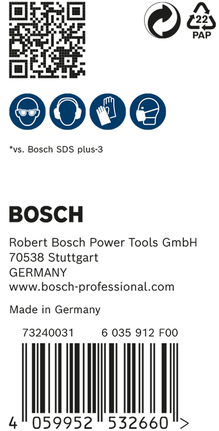 Emballasje til Bosch EXPERT SDS plus-7X hammerbor.