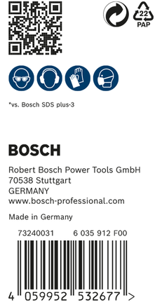 Bosch EXPERT SDS plus-7X hammerbor 10x150x215 mm etikett.