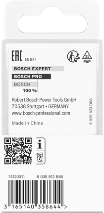 Bosch PRO fresbits med spor 8 mm.