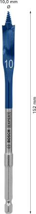 Bosch EXPERT selvskjærende spadebor 10x152 mm.