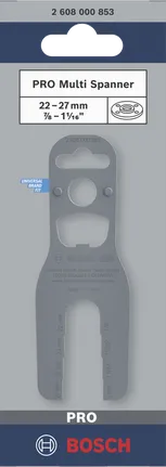 Bosch PRO multinøkkel 22–27 mm.