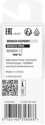 Bosch PRO-fres 12,7 × 13 mm.