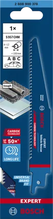 Bosch EXPERT S 957 CHM bajonettsagblad for tøff kjøretøyredning.